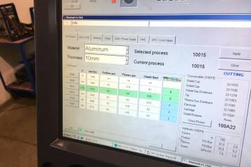 Marking and cutting of Aluminium